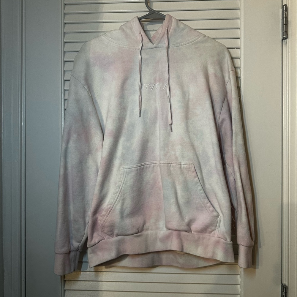 Women’s RVCA Pink Tie-Dye Hoodie